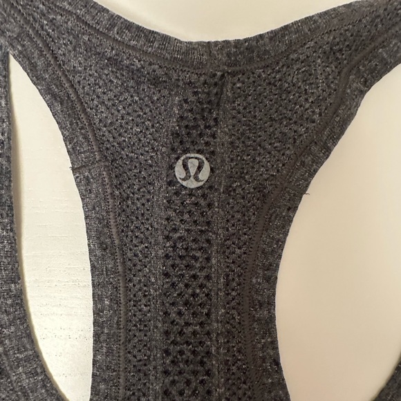 lululemon athletica swiftly-tech Gray Racerback Tank Top - Picture 2 of 4